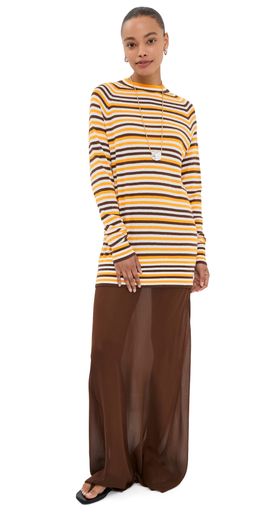 Christopher Esber Christopher Esber Stripe Knit Monument Dress Solaris Stripe