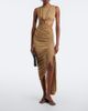 Christopher Esber Christopher Esber Theia cutout draped asymmetric midi dress - 2
