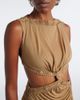 Christopher Esber Christopher Esber Theia cutout draped asymmetric midi dress - 3