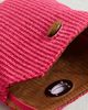 Christopher Esber Christopher Esber Turnlock Raffia Mini Shoulder Bag Watermelon One - 6