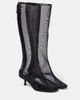 Christopher Esber Christopher Esber Vapour mesh knee-high boots - 1