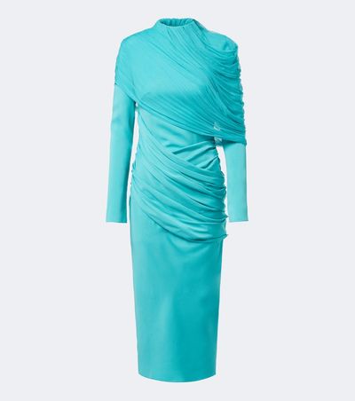 Christopher Esber Christopher Esber Veil draped caped midi dress