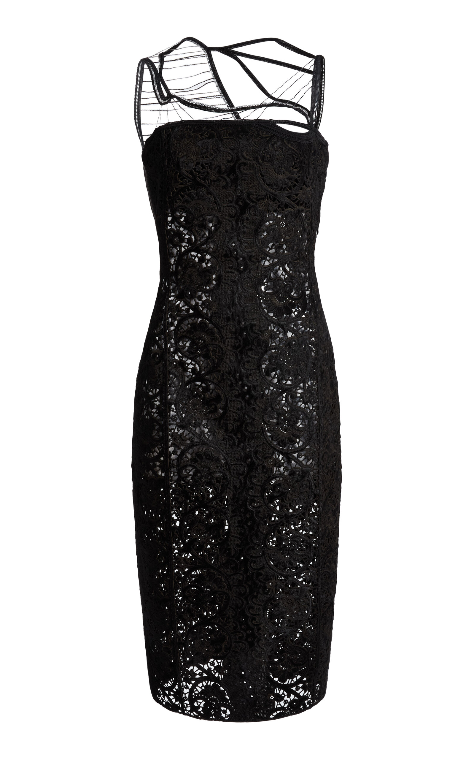 Christopher Esber Christopher Esber Venise Lasercut Leather Dress