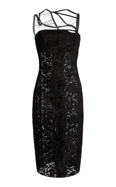 Christopher Esber Christopher Esber Venise Lasercut Leather Dress