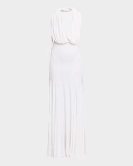 Christopher Esber Interlock Jersey Draped Dress