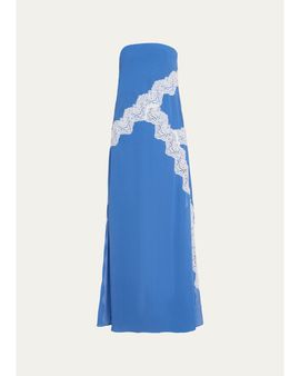 Christopher Esber Verve Lace Strapless Dress