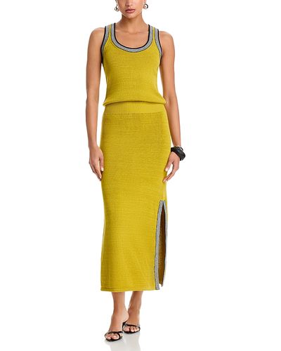 Christopher John Rogers Christopher John Rodgers Blouson Tank Knit Maxi Dress