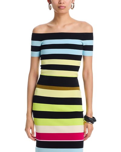 Christopher John Rogers Christopher John Rogers Bodycon Off The Shoulder Top