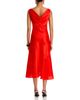 Christopher John Rogers Christopher John Rogers Cowl Back Bias Midi Dress - 4