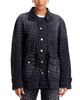 Christopher John Rogers Christopher John Rogers Halftone Wiggle Dot Denim Chore Jacket - 2