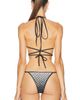 Christopher John Rogers Christopher John Rogers Haltone Wiggle Dot String Bikini Top - 3