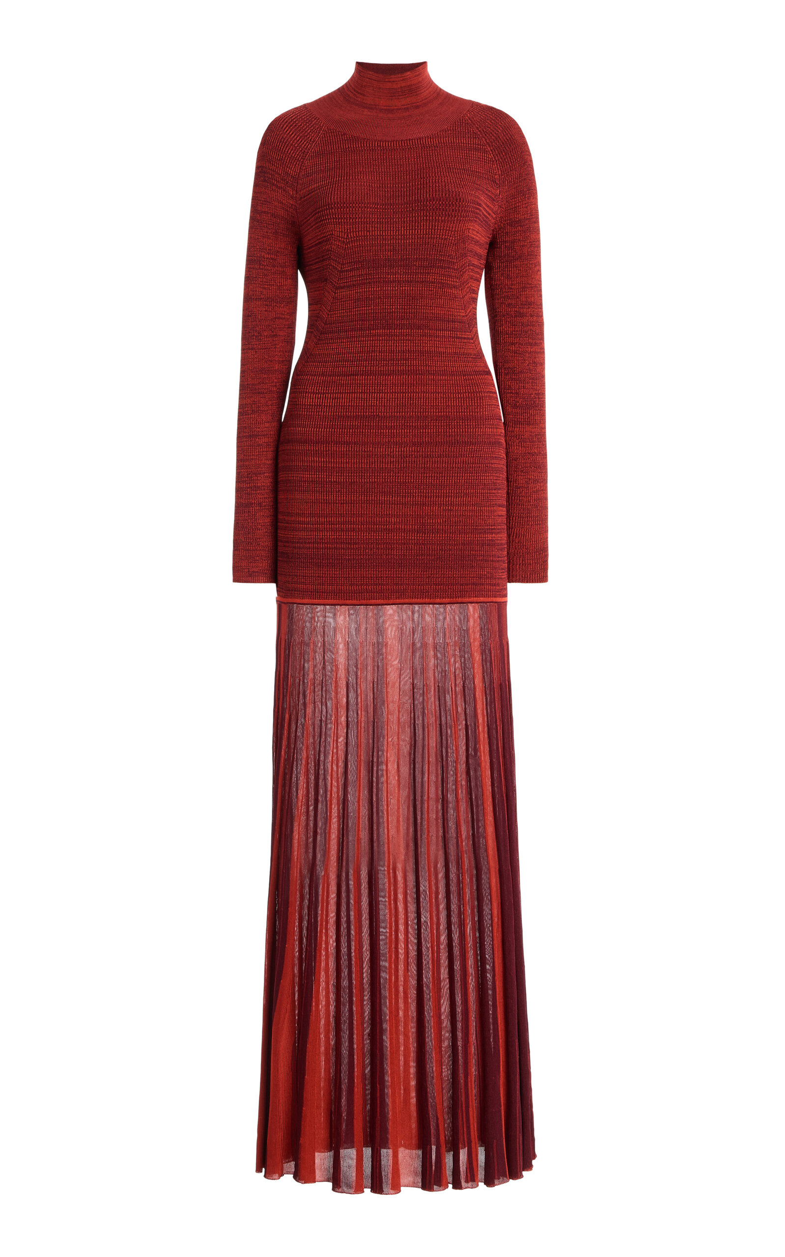 Christopher John Rogers Christopher John Rogers Knit Jersey Maxi Dress Red S