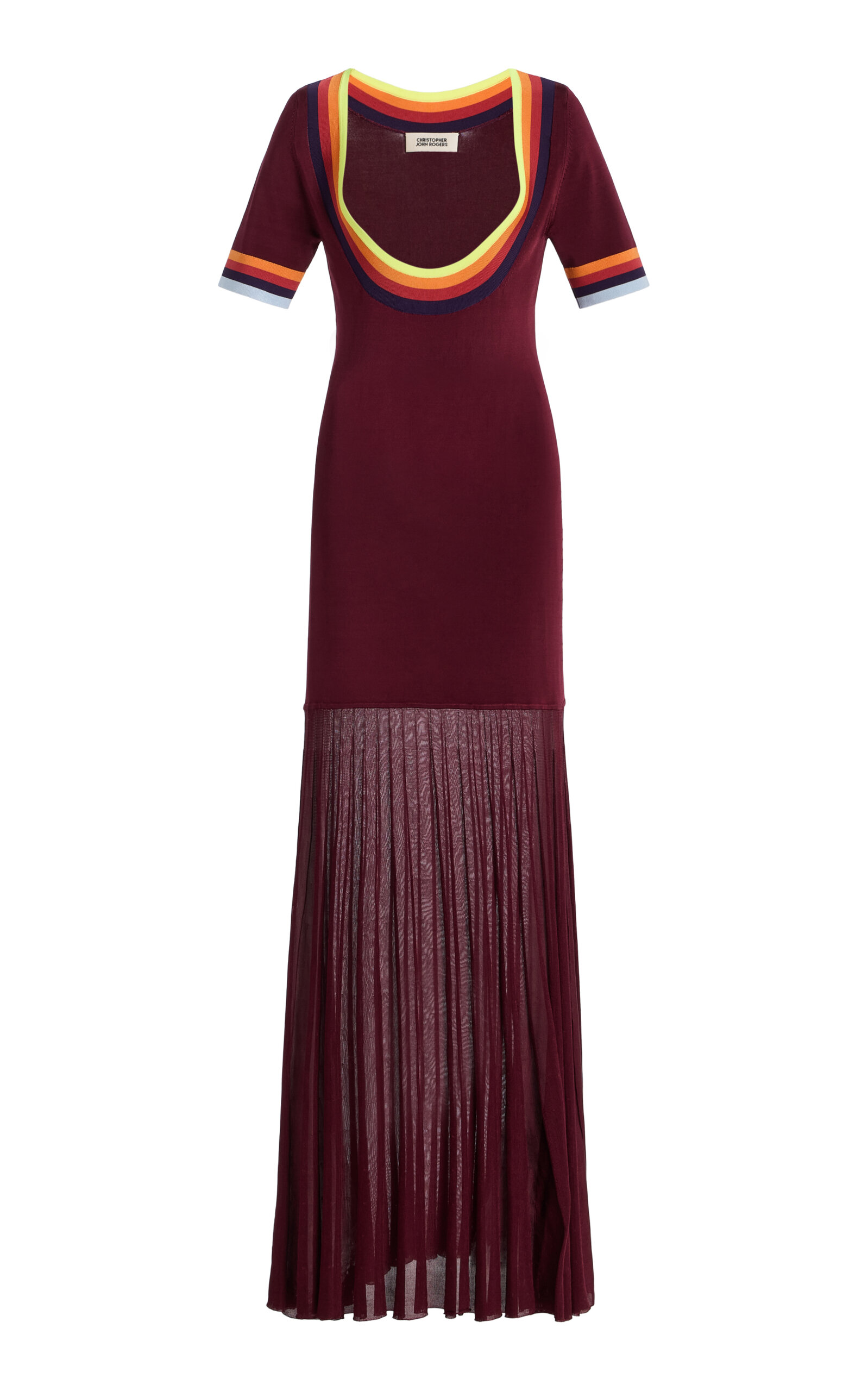 Christopher John Rogers Christopher John Rogers Knit Maxi Dress Red S
