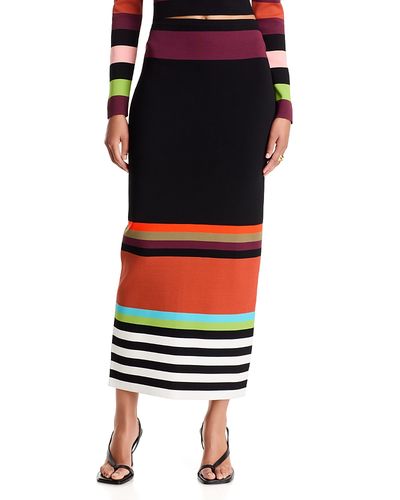 Christopher John Rogers Christopher John Rogers Knit Pencil Midi Skirt