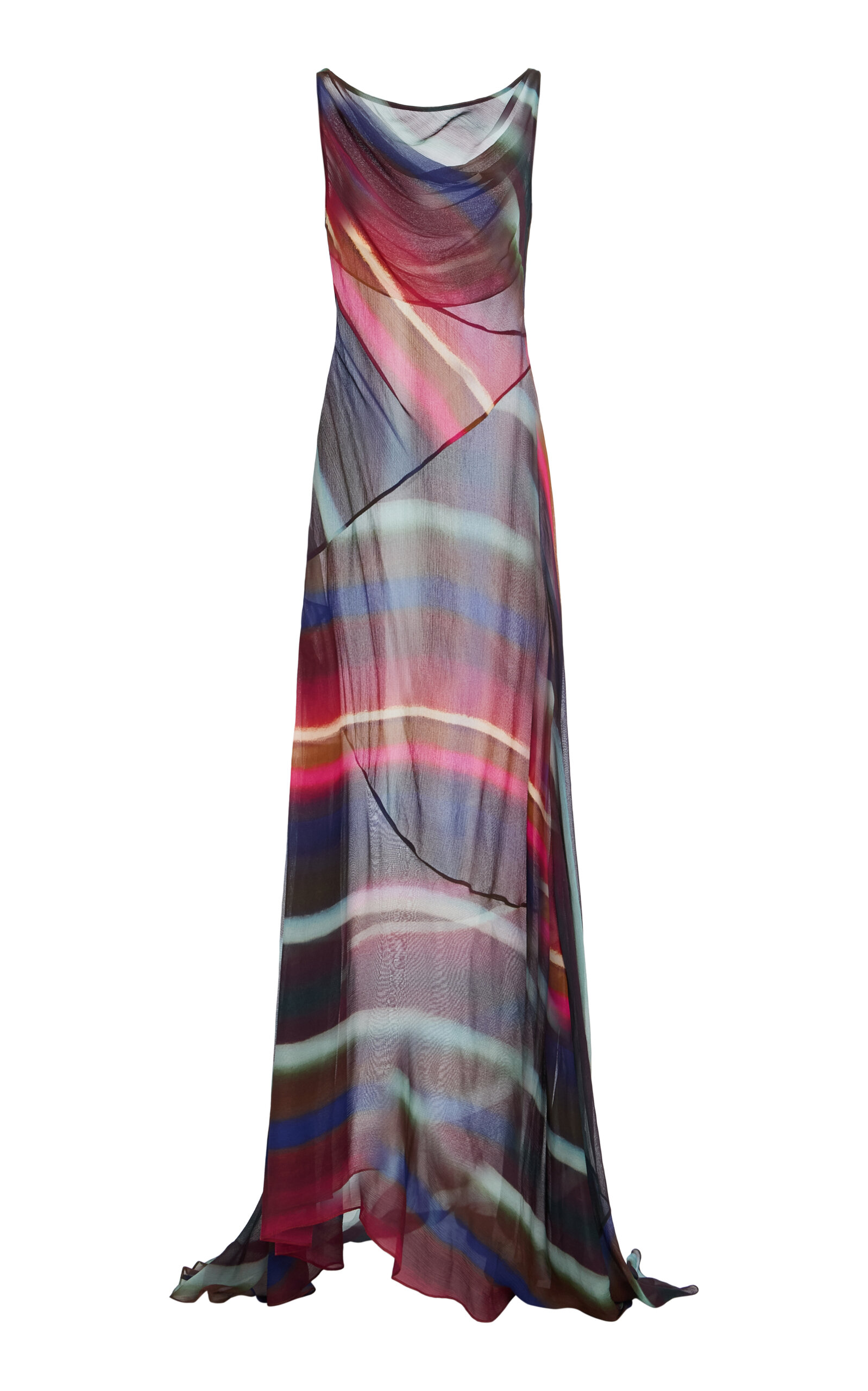 Christopher John Rogers Christopher John Rogers Louie Stripe Maxi Dress Black