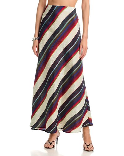 Christopher John Rogers Christopher John Rogers Morris Stripe Bias Midi Skirt