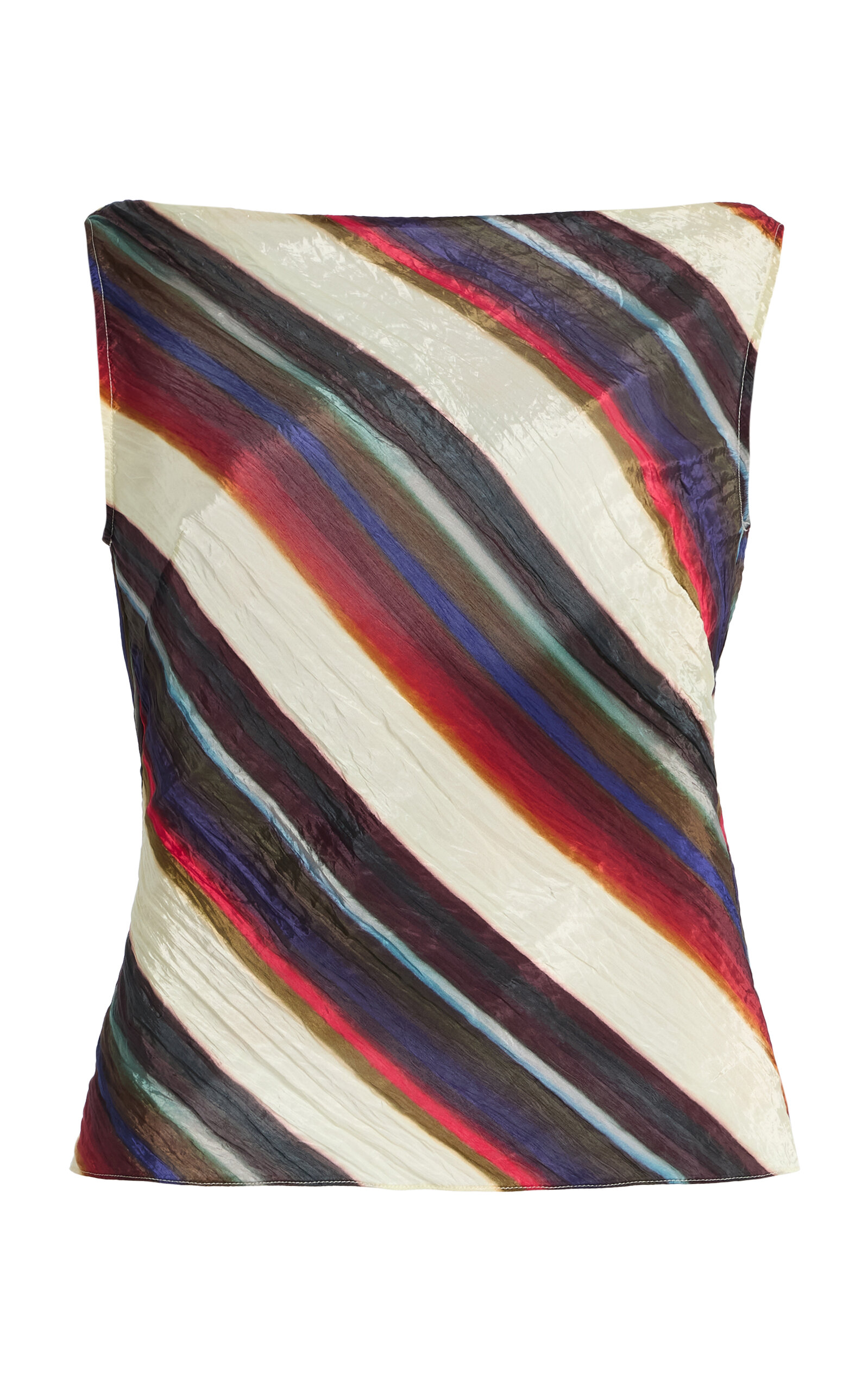 Christopher John Rogers Christopher John Rogers Morris Stripe Sheer Top Multi