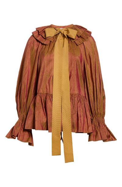 Christopher John Rogers Christopher John Rogers Silk Buccaneer Top