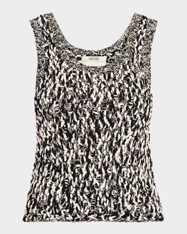 CHRISTOPHER JOHN ROGERS Marled Hand Knit Tank Top