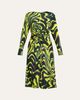 CHRISTOPHER JOHN ROGERS Printed Knotted Waist Midi Dress - 1