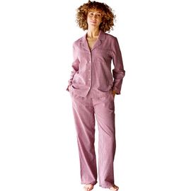 CHRISTY CHRISTY Gingham Ruffle Yarn-Dyed Pajamas