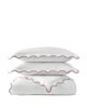 CHRISTY CHRISTY Lucerne Scallop Luxury Cotton Sateen Embroidered Duvet Cover Sets - 1