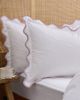 CHRISTY CHRISTY Lucerne Scallop Luxury Cotton Sateen Embroidered Duvet Cover Sets - 3