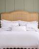 CHRISTY CHRISTY Lucerne Scallop Luxury Cotton Sateen Embroidered Duvet Cover Sets - 4