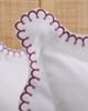 CHRISTY CHRISTY Lucerne Scallop Luxury Cotton Sateen Embroidered Duvet Cover Sets - 5