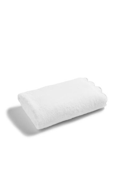 CHRISTY CHRISTY Scallop Edge Luxury Turkish Cotton Bath Towels