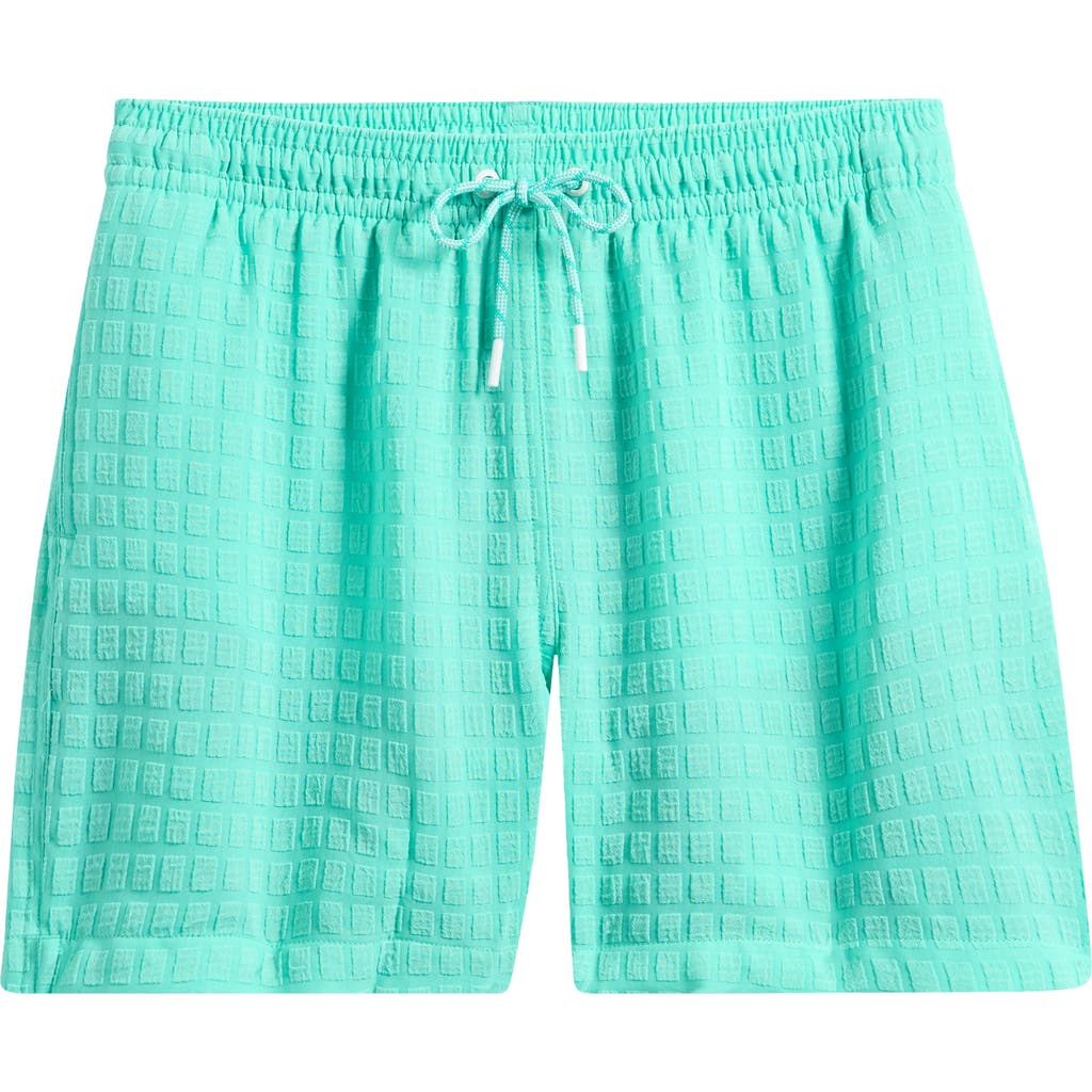 Chubbies Chubbies The Soft Lagoons 5.5-Inch Grid Textured Swim Trunks