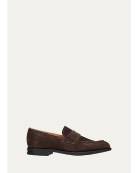 Church's Men's Hertford R 2.0 Suede Penny Loafers