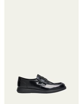 Church's Men's Rock Ferry Polished Leather Sneaker-Sole Penny Loafers