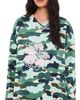 Ciao Ciao Vacation Ciao Ciao Vacation Camo Hibiscus Speedway Tee Green Camo - 1