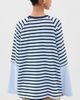 Ciao Ciao Vacation Ciao Ciao Vacation Double Trouble Long Sleeve Tee Blue Stripe - 3