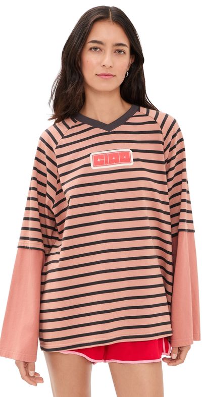 Ciao Ciao Vacation Ciao Ciao Vacation Double Trouble Tee Pink