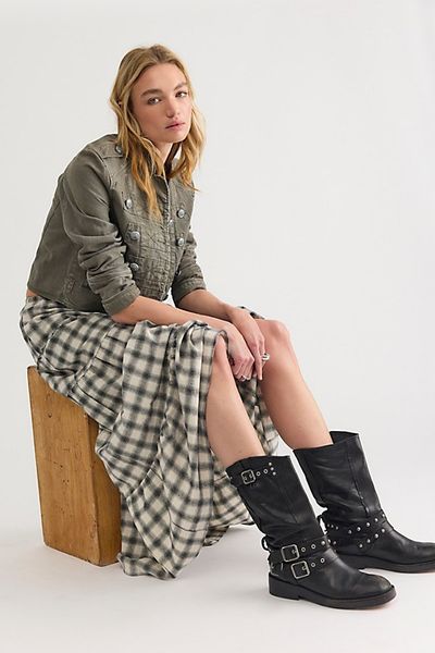 Ciao Ciao Vacation Ciao Ciao Vacation Sonder Check Tier Skirt
