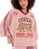 Ciao Ciao Vacation Ciao Ciao Vacation Tiger Spirit Club Tee Pink - 1
