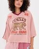 Ciao Ciao Vacation Ciao Ciao Vacation Tiger Spirit Club Tee Pink - 2