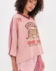 Ciao Ciao Vacation Ciao Ciao Vacation Tiger Spirit Club Tee Pink - 4