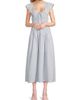 Ciao Lucia Women's Lauretta Smocked Cotton Midi-Dress - 2