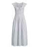 Ciao Lucia Women's Lauretta Smocked Cotton Midi-Dress - 7