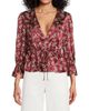 Ciao Lucia Women's Renata Floral Silk Charmeuse Top - 3