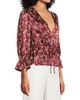 Ciao Lucia Women's Renata Floral Silk Charmeuse Top - 4