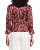 Ciao Lucia Women's Renata Floral Silk Charmeuse Top - 5