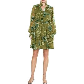 CIEBON CIEBON Amaia Burnout Velvet Minidress