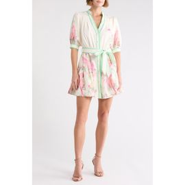CIEBON CIEBON Ashton Tie Waist Shirtdress