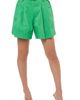CIEBON CIEBON Brit Pleated Cotton Blend Shorts - 4