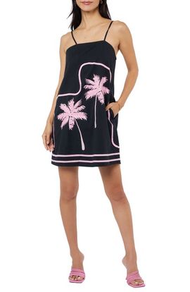 CIEBON CIEBON Dewa Embroidered Trapeze Dress
