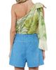 CIEBON CIEBON Elsy Floral Print Asymmetric Crop Top - 2